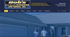 Desktop Screenshot of bobscustomwindowsandsidinginc.com